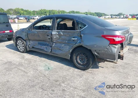 2016 Nissan Sentra Sv z USA, uszkodzony, nr VIN 3N1AB7AP0GL681182